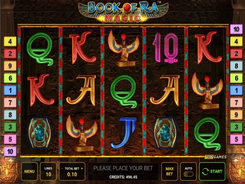 Book of Ra Magic Online Slot vom Hersteller Novomatic